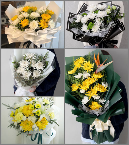 云南普洱墨江县白事花束代送